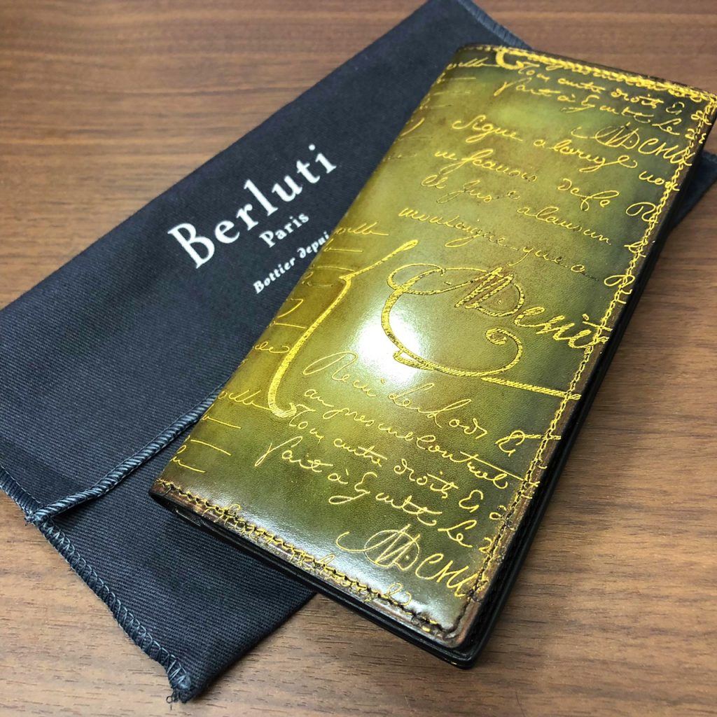 Berluti ベルルッティ パティーヌ ゴールド 長財布