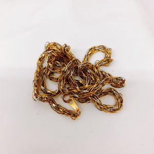 K18/Pt850コンビネックレス　50cm