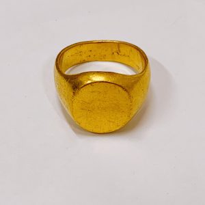 純金 印台リング