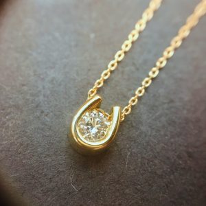 K18 ダイヤモンドネックレス