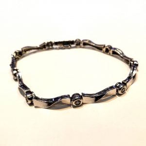 K14メレダイヤ付　テニスブレスレット