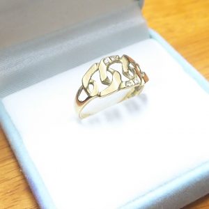 K18リングメレダイヤモンド付き