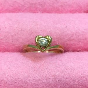K18 ダイヤ(0.2ct)リング