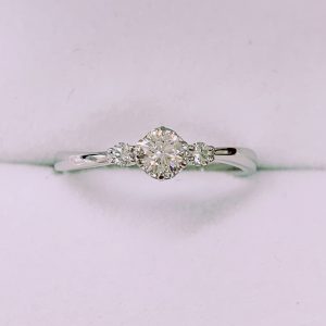 Pt950 ダイヤモンド0.202ct付リング