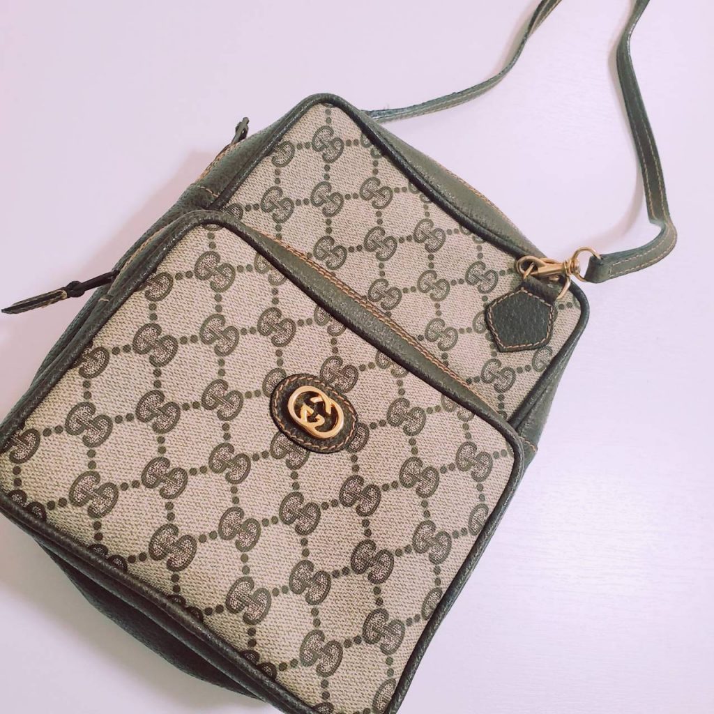 old GUCCI オールドグッチ ショルダーバッグ-