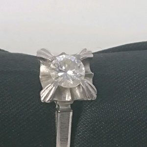 Pt850 0,33ctダイヤ付 リング