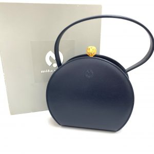ミラショーン がま口 ハンドバッグ