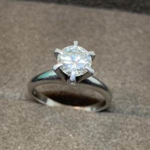 Pt900 ダイヤ(1.03ct)リング