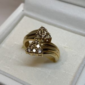 K18 メレダイヤ(0.25ct)リング
