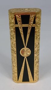 ロイキング カルティエ 装飾  ガスライター  K18 ゴールド×ブラッグ