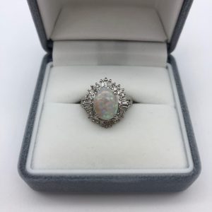 Pt900 リング メレダイヤ