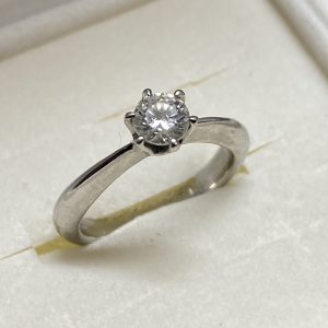 Pt900 ダイヤ(0.31ct)リング