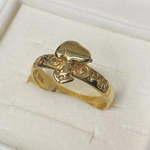 K18 SNOOPY ビンテージリング