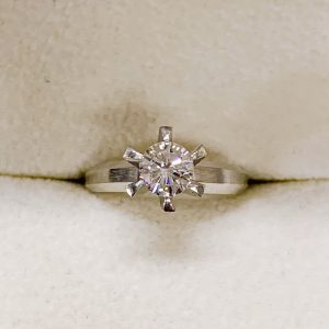 Pt900 ダイヤモンド0.50ct付リング