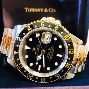 ROLEX GMTマスターⅡ 16713 N番 TIFFANYダブルネーム  不動