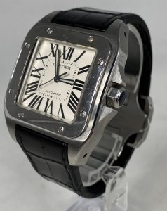 カルティエ サントス100 LM メンズ 自動巻