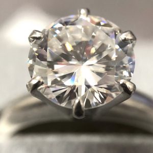 Pt900 2.018ct ダイヤモンドリング