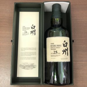 希少 SUNTORY サントリー 白州25年