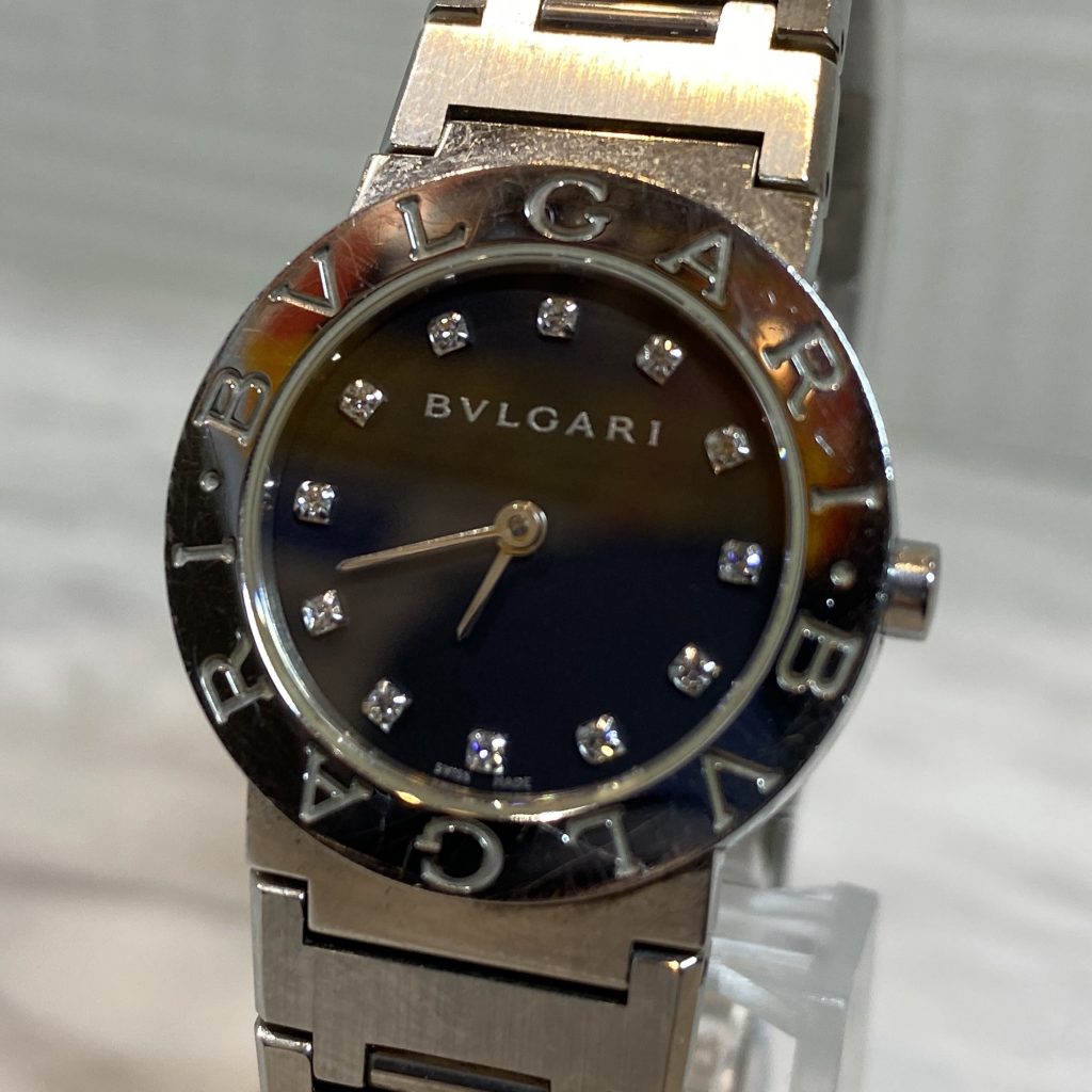 BVLGARI 腕時計 BB26SS 12ポイントダイヤの買取実績 | 買取専門店さすがや
