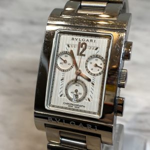 BVLGARI 腕時計 レッタンロゴ RTC49S メンズ