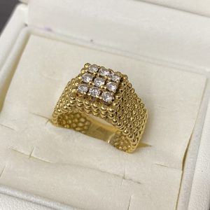 K18 メレダイヤ(0.6ct)リング