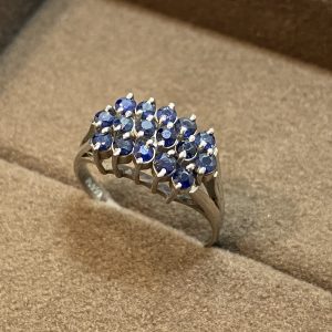 Pt900 サファイア（1.2ct）リング