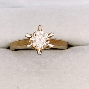 Pt900 0.59ct付ダイヤリング