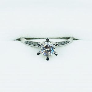 Pt900 リング ダイヤ0.324ct