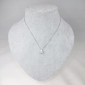 Pt900 ダイヤ(0.23ct)ネックレス
