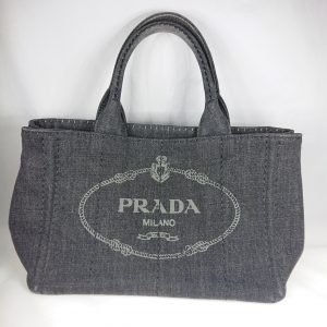 PRADA ミニカナパ デニム2wayバッグ