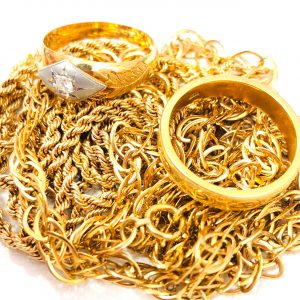 K18 ダイヤモンドリング ネックレス