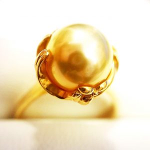 ゴールドパールリング K18