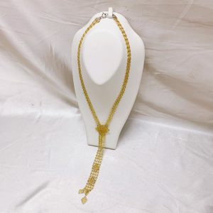 K18/Pt850 デザインネックレス