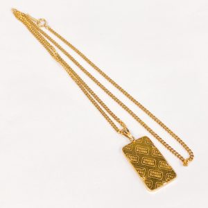 K24インゴット付 K18ネックレス