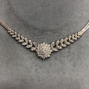 Pt850/900 ダイヤ ネックレス