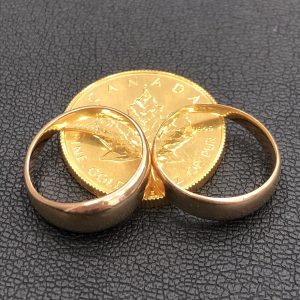 1/2ozコイン K18リング