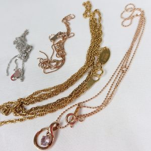 K10/K18WG/K18 ネックレスまとめ