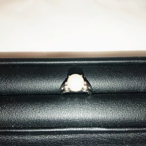 Pt900パール付きリング