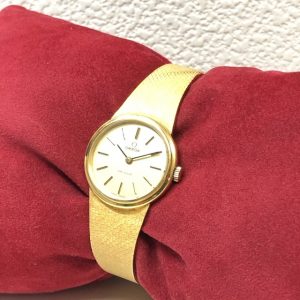 オメガ K18金無垢腕時計