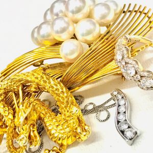 金プラチナダイヤモンド・パールアクセサリー