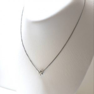 Pt850 0.3ctダイヤモンドネックレス