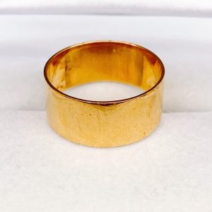 K18 平打ちリング