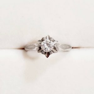 Pt900 ダイヤ 0.27ct リング