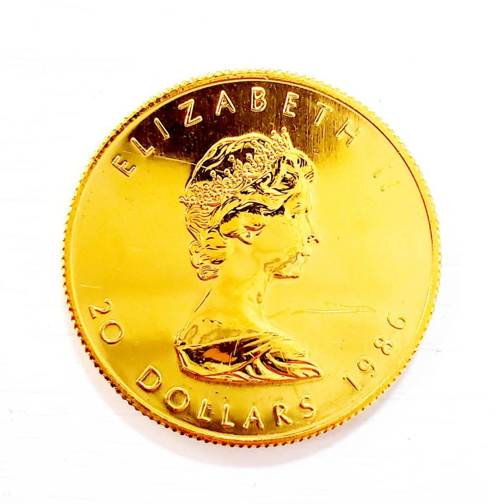 K24 コイン メイプルリーフ金貨