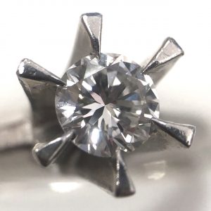 Pt900 0.36ct ダイヤモンドリング