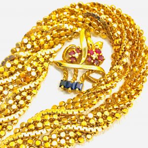 K18 ネックレス ダイヤモンド ルビー サファイア トップまとめ