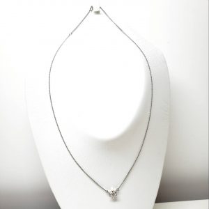 Pt850 0.4ctダイヤモンド ネックレス