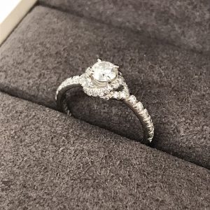 Pt950 0.3ctダイヤモンド付 リング