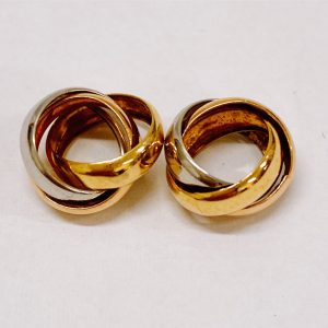 Pt900/K18 コンビ ピアス