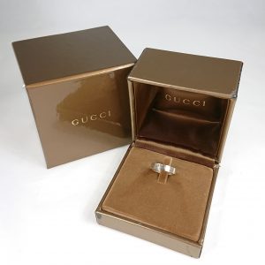 GUCCI K18 アイコンプリントリング